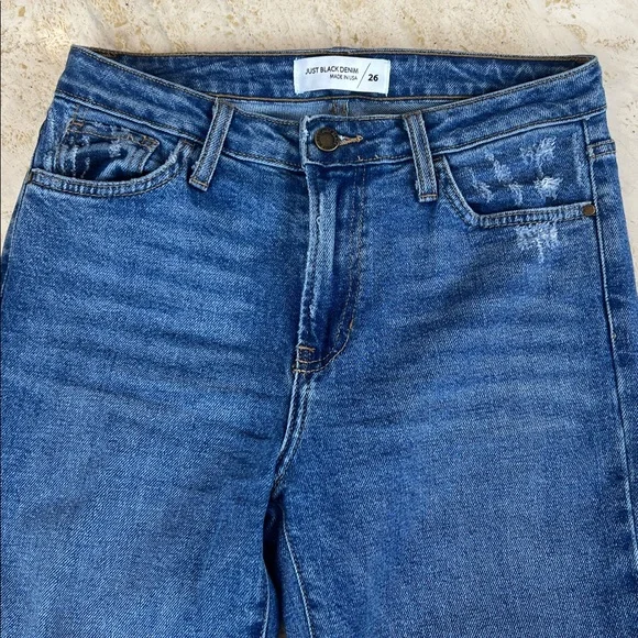 Just Black Denim - The Vintage Straight jeans medium denim women’s 26 - Picture 8 of 13